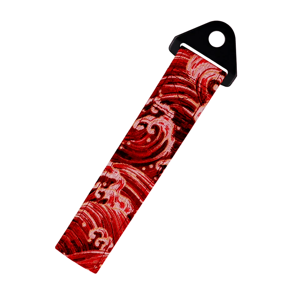 JDM Finger Wave Racing Tow Strap