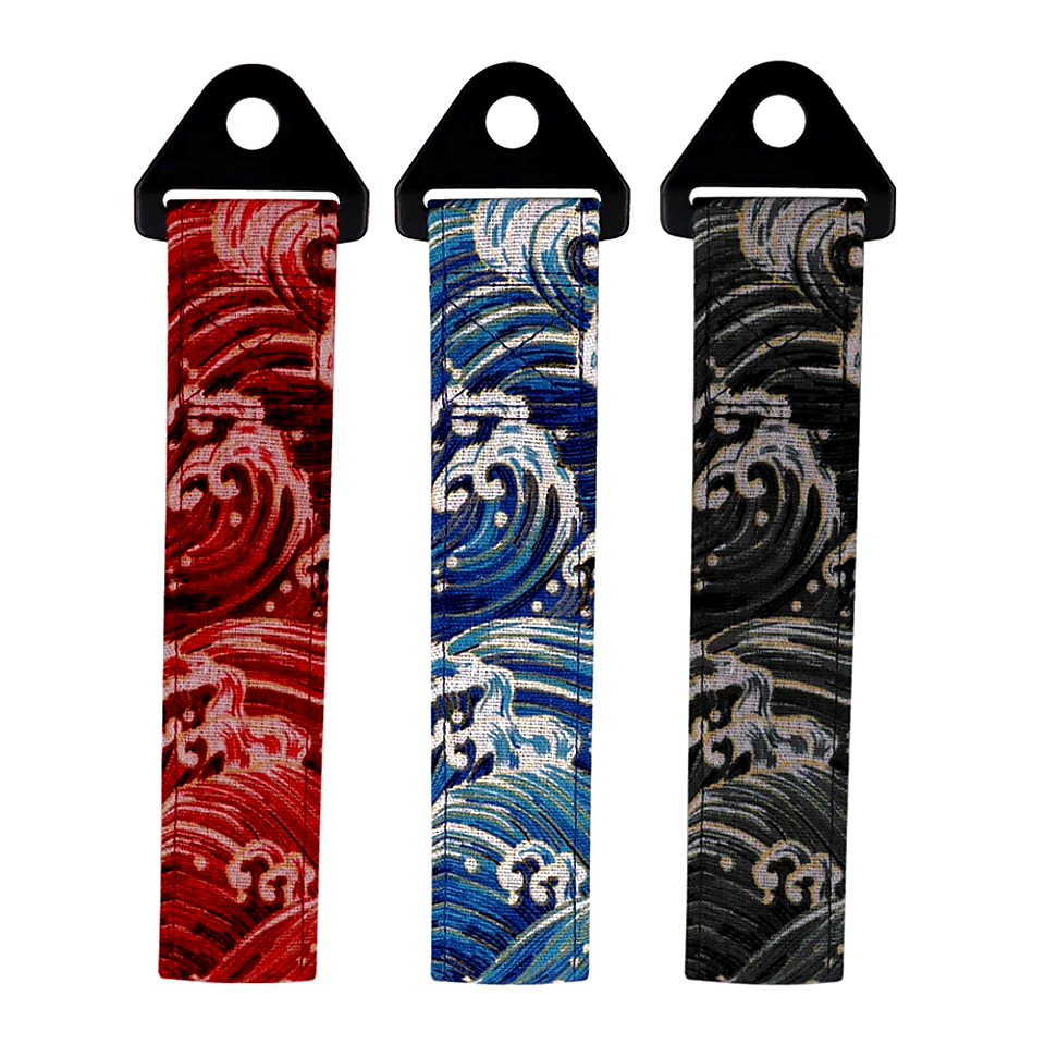 JDM Finger Wave Racing Tow Strap