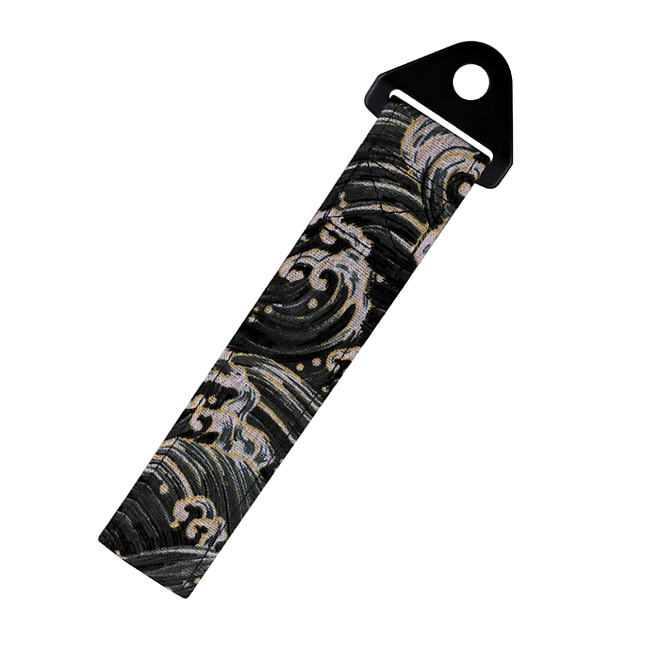 JDM Finger Wave Racing Tow Strap