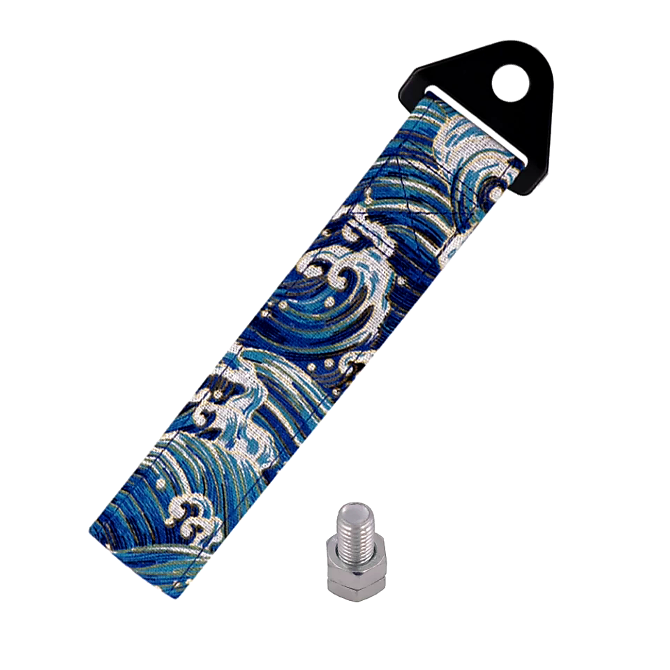 JDM Finger Wave Racing Tow Strap