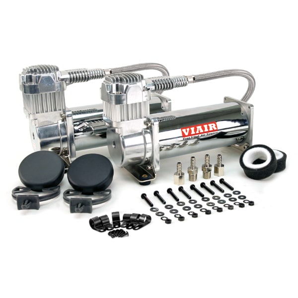 Viair 444C Dual Air Compressors (Chrome or Stealth Black)