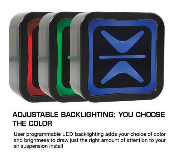 AccuAir E-Level E+ Connect + Height + TouchPad (Part# AA-E+CONNECT+HS4+TPAD) w/ VU4 Manifold (Part# AA-3644)