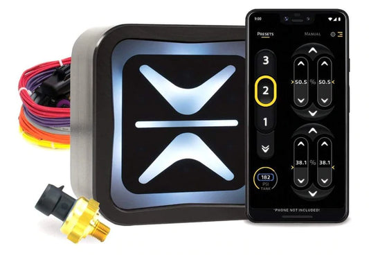 AccuAir E-Level E+ Connect + Height (Part# AA-E+CONNECT+HS4) w/ VU4 Manifold (Part# AA-3644)