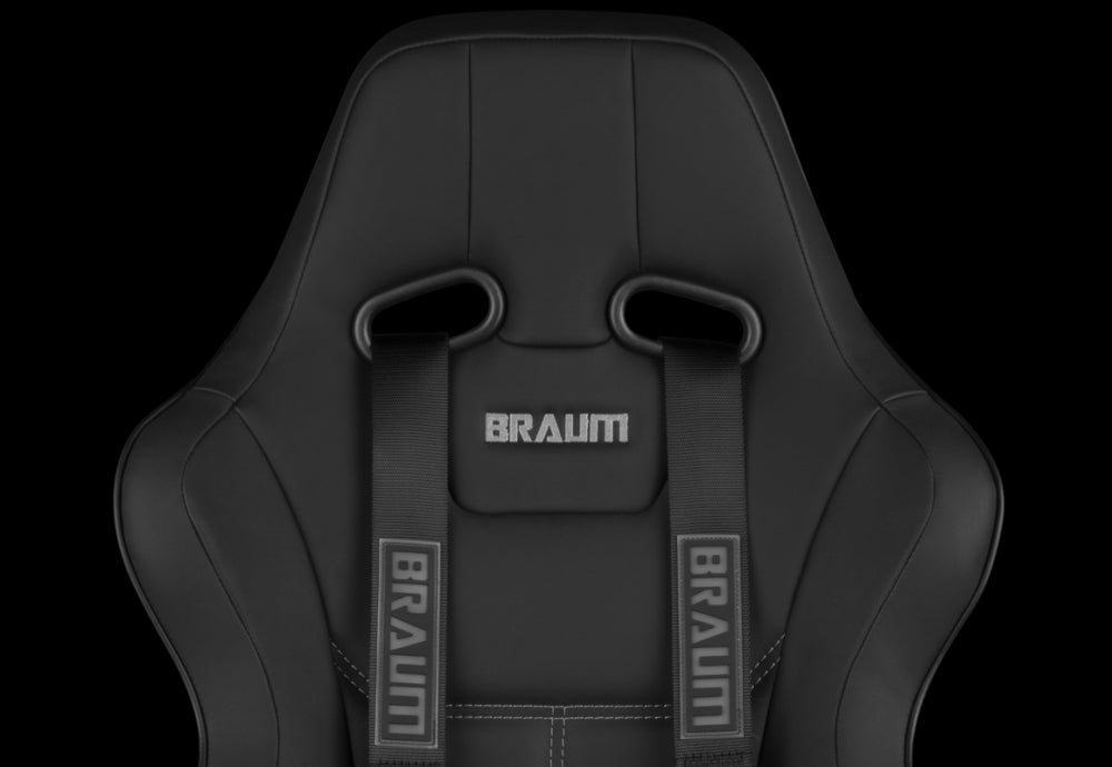 BRAUM 4 PT – RACING HARNESS 2” STRAP (BLACK) BRH-BKP4