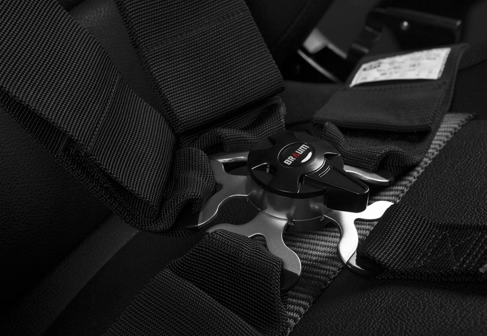 BRAUM 5 PT – SFI 16.1 RACING HARNESS (BLACK) BRH-BKS5