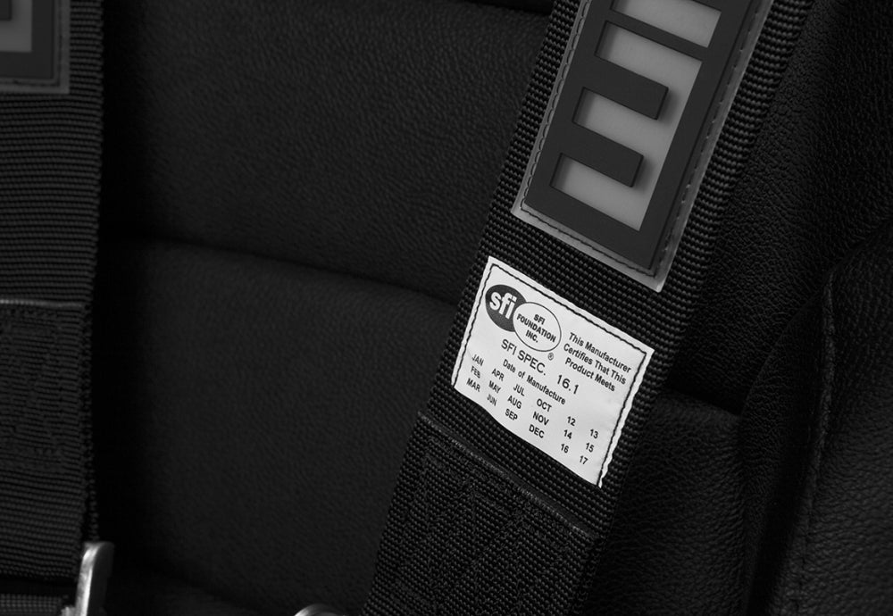 BRAUM 5 PT – SFI 16.1 RACING HARNESS (BLACK) BRH-BKS5