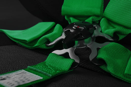 BRAUM 5 PT – SFI 16.1 RACING HARNESS (GREEN) BRH-GNS5