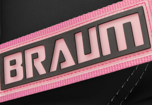 BRAUM 4 PT – RACING HARNESS 2” STRAP (PINK) BRH-PKP4