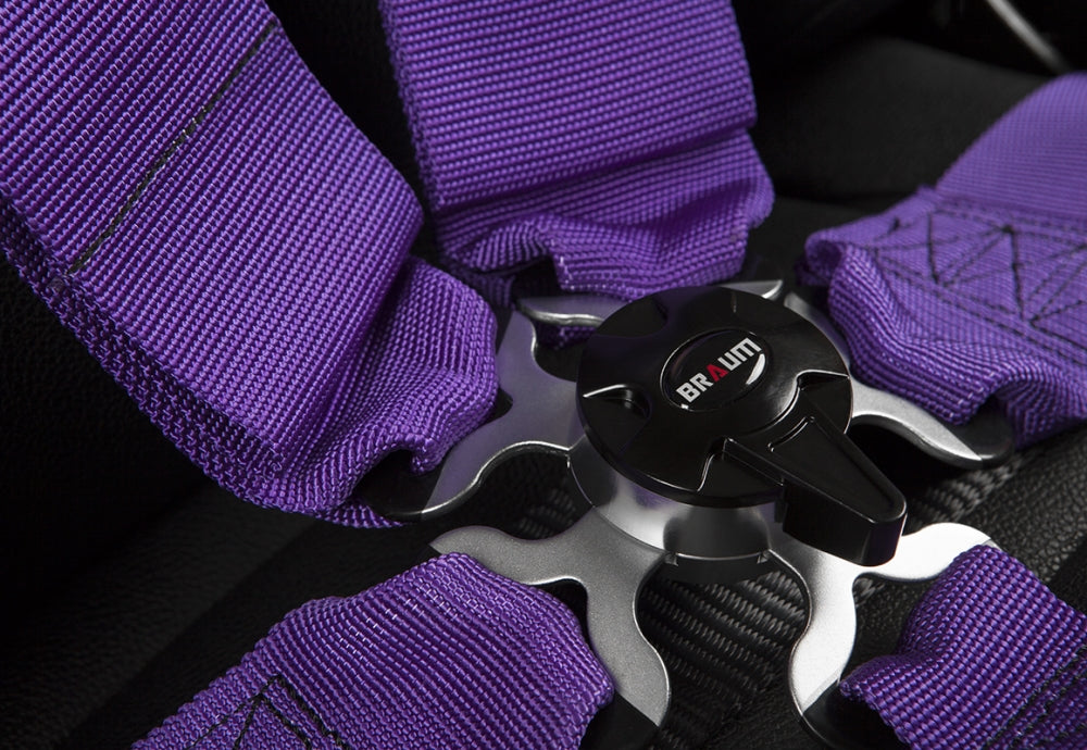 BRAUM 5 PT – SFI 16.1 RACING HARNESS (PURPLE) BRH-PUS5