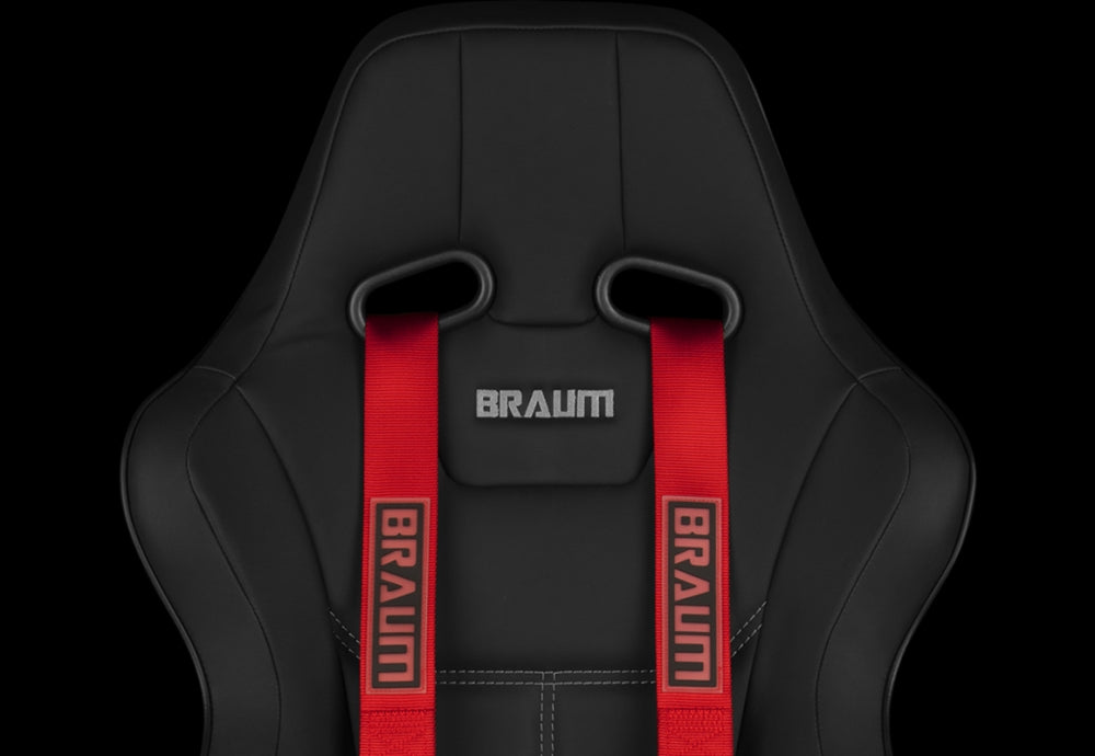 BRAUM 4 PT – RACING HARNESS 2” STRAP (RED) BRH-RDP4