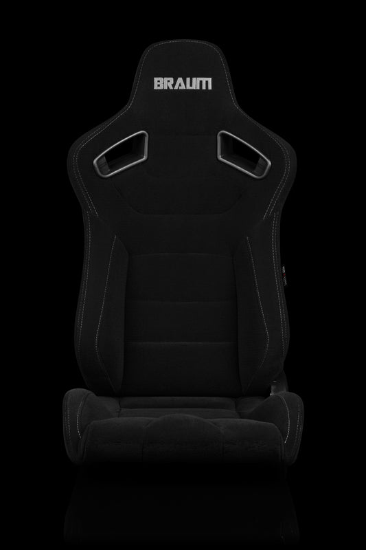 BRAUM ELITE SERIES RACING SEATS (BLACK CLOTH) – PAIR (BRR1-BFGS)