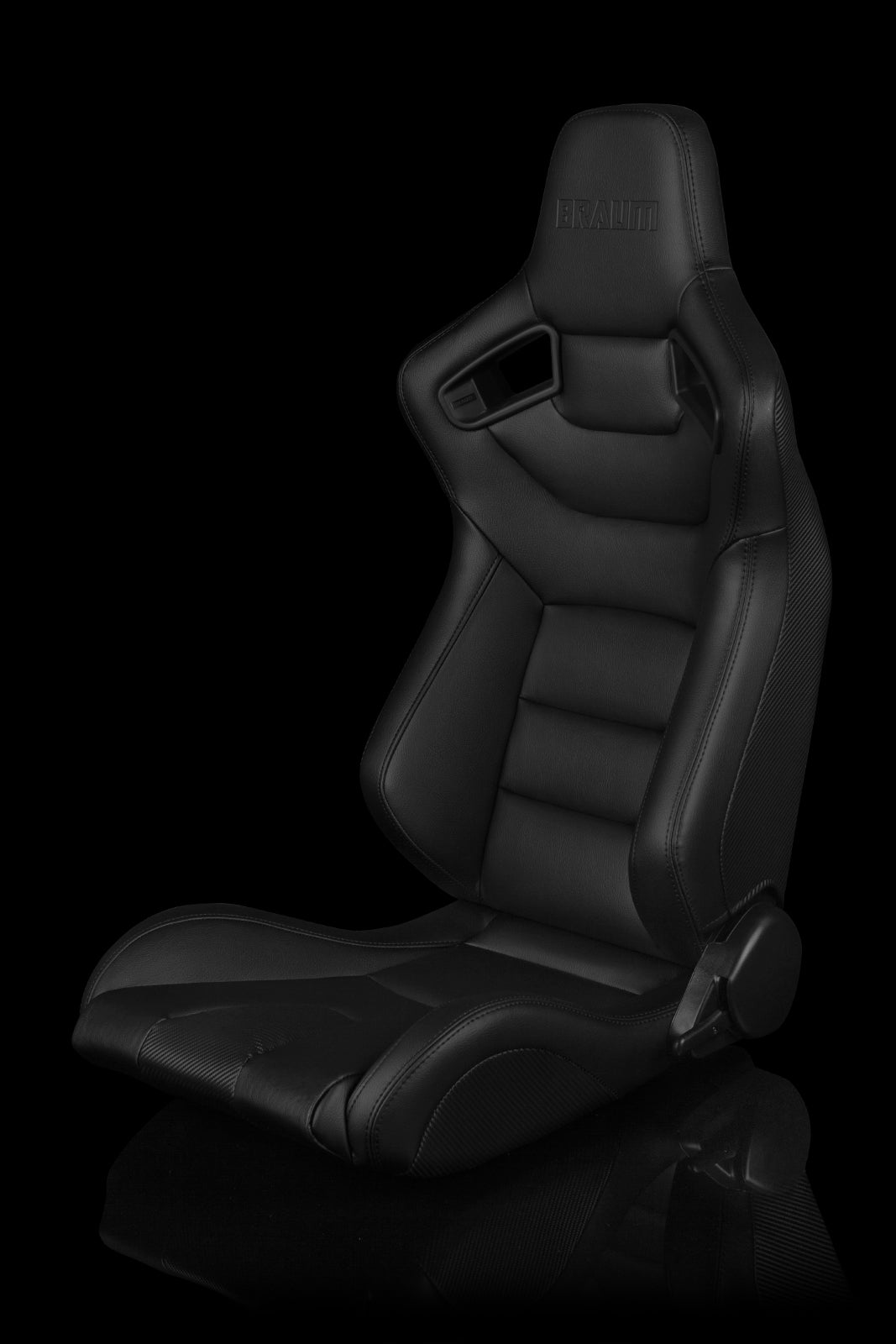 BRAUM ELITE SERIES RACING SEATS (BLACK STITCHING) – PAIR (BRR1-BKBS)