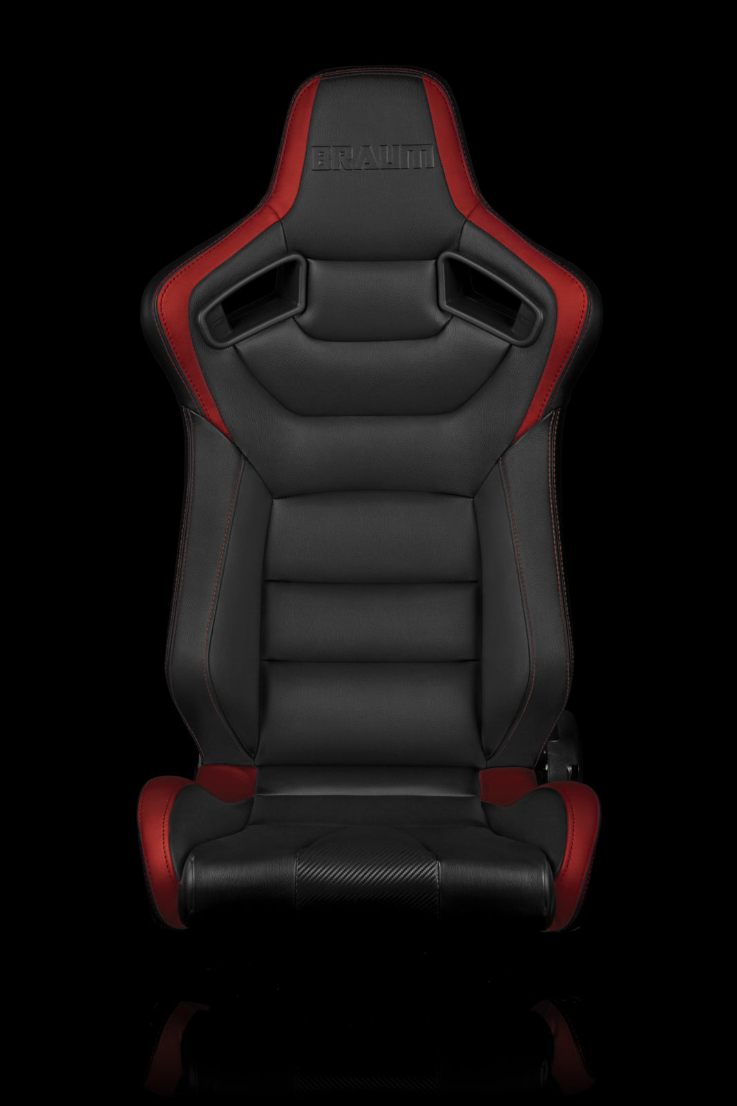 BRAUM ELITE SERIES RACING SEATS (BLACK & RED) – PAIR (BRR1-BKRD)