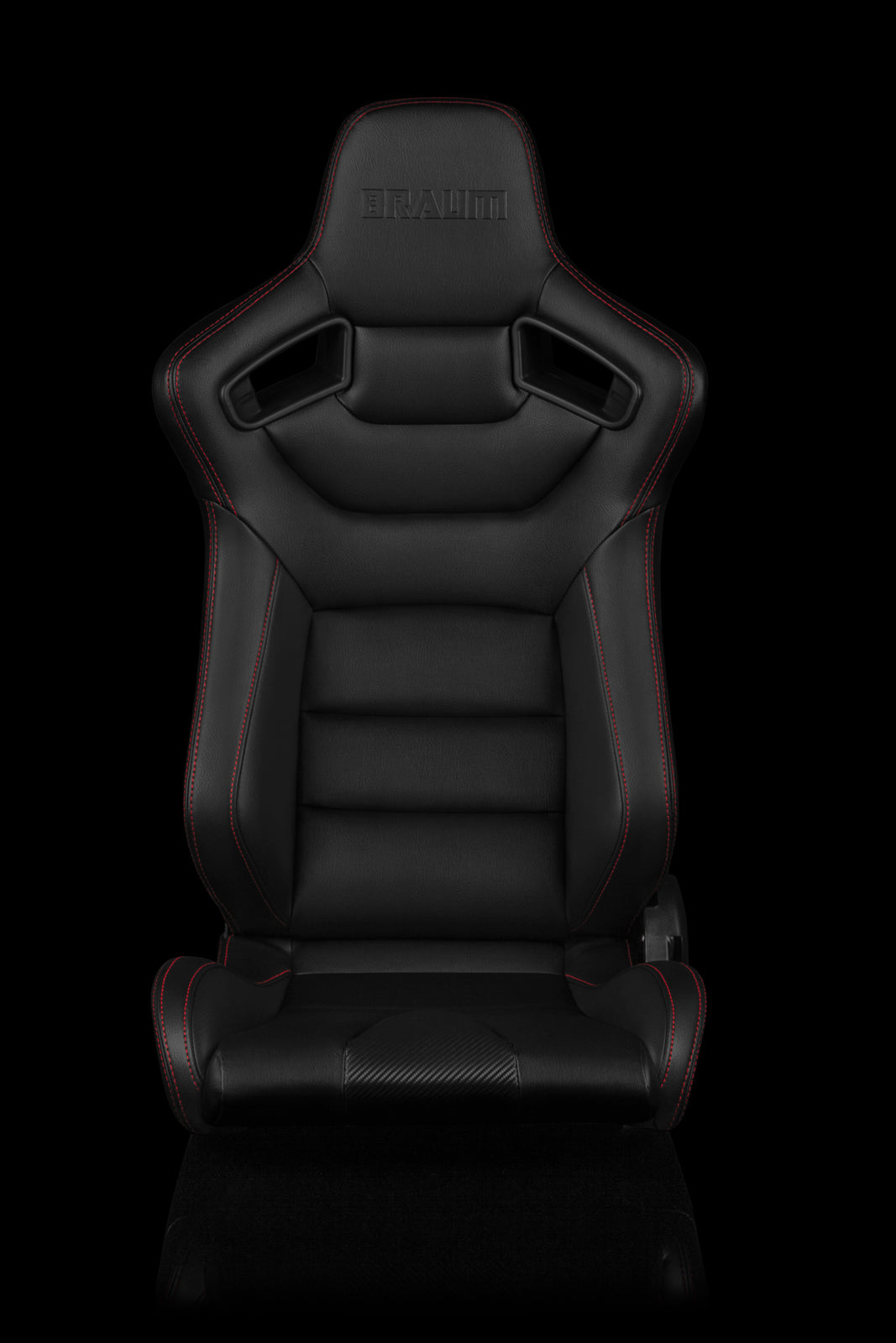 BRAUM ELITE SERIES RACING SEATS (RED STITCHING) – PAIR (BRR1-BKRS)