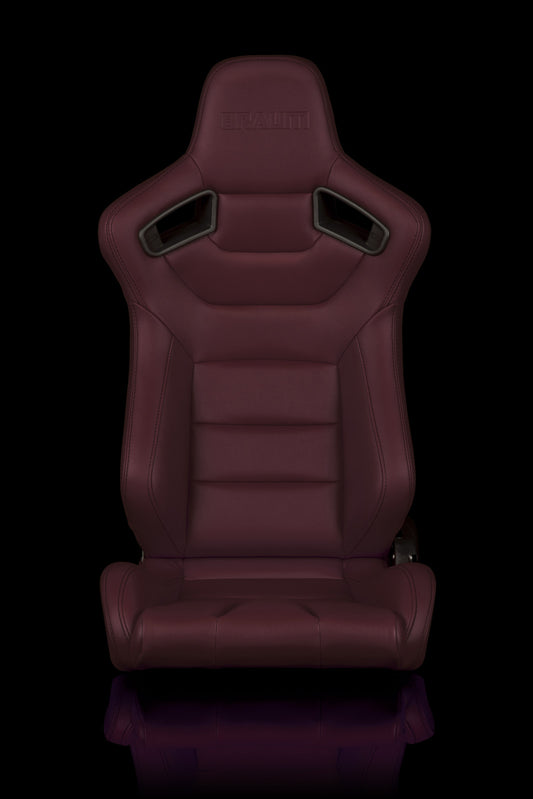 BRAUM ELITE SERIES RACING SEATS (MAROON) – PAIR (BRR1-MRBS)