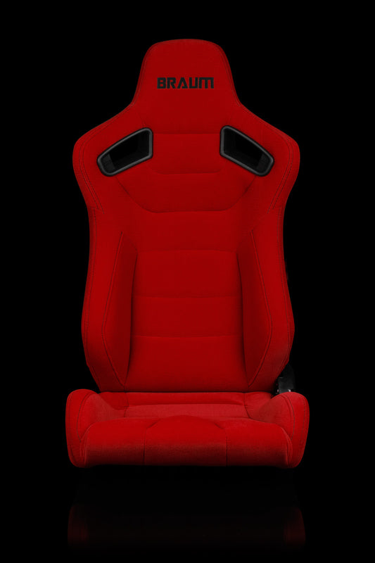 BRAUM ELITE SERIES RACING SEATS (RED CLOTH) – PAIR (BRR1-RFBS)