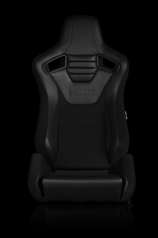 BRAUM ELITE-S SERIES RACING SEATS (BLACK) – PAIR (BRR1S-BKBS)