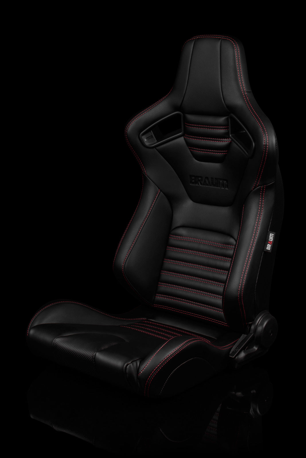 BRAUM ELITE-X SERIES RACING SEATS (RED STITCHING | VERSION 2) – PAIR (BRR1X-BKRS2)
