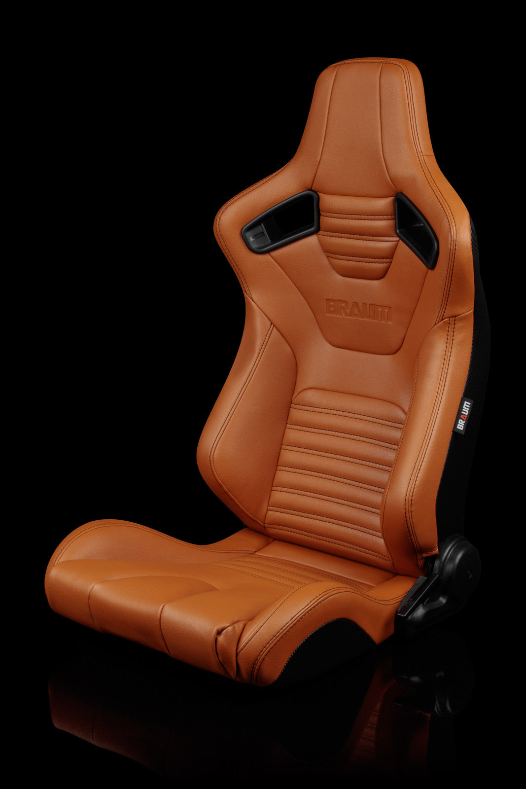 BRAUM ELITE-X SERIES RACING SEATS (BRITISH TAN LEATHERETTE) – PAIR (BRR1X-BTBS)