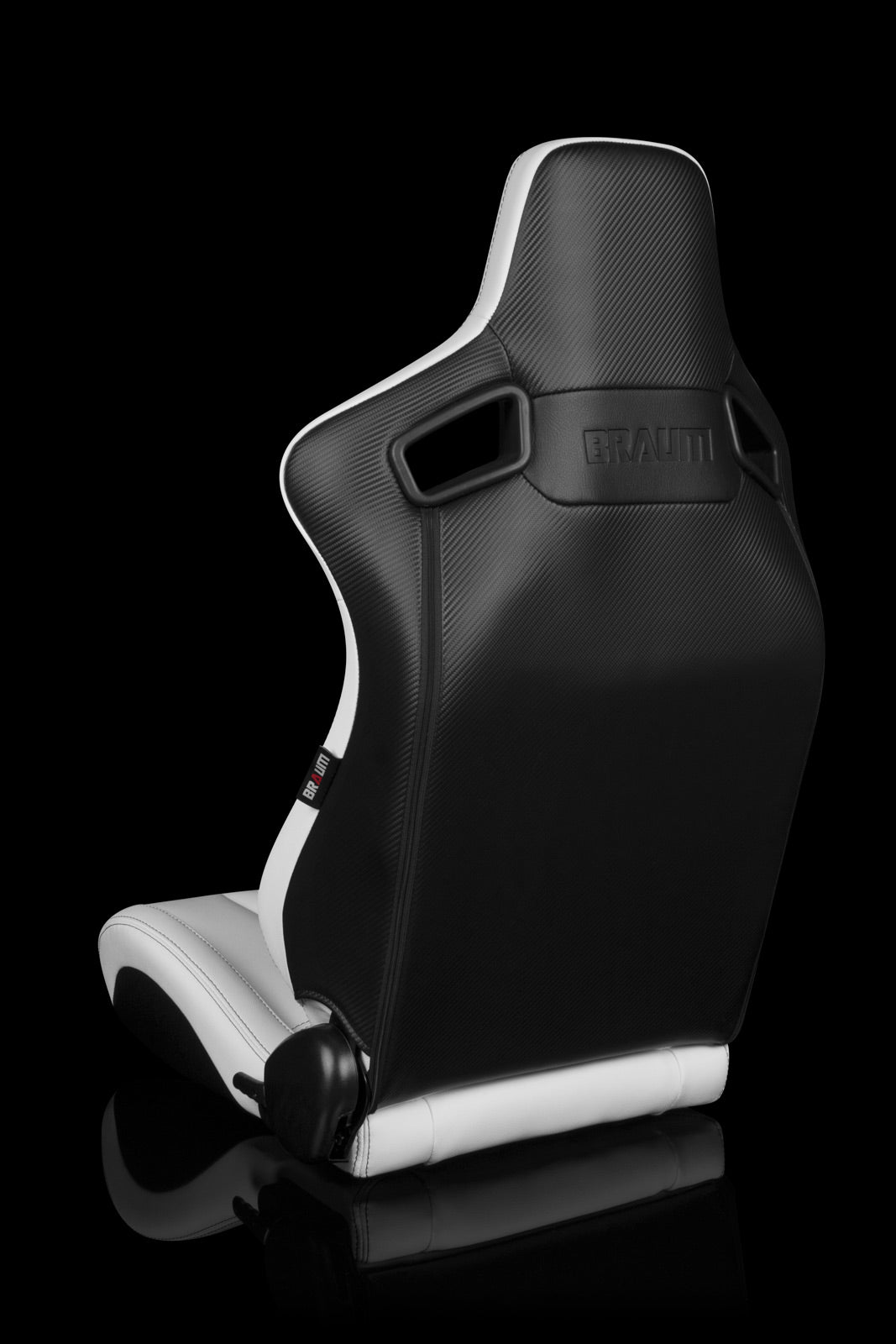 BRAUM ELITE-X SERIES RACING SEATS (WHITE LEATHERETTE) – PAIR (BRR1X-WHBS)