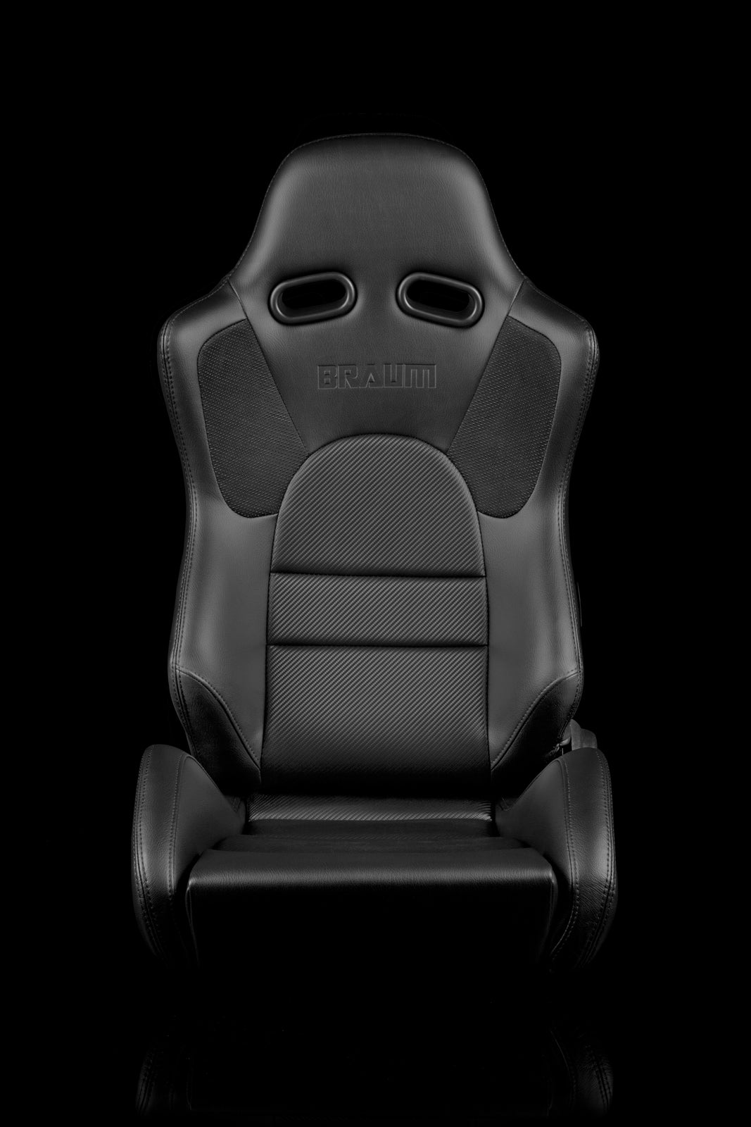 BRAUM ADVAN SERIES RACING SEATS (BLACK LEATHERETTE) – PAIR (BRR2-BKBK)