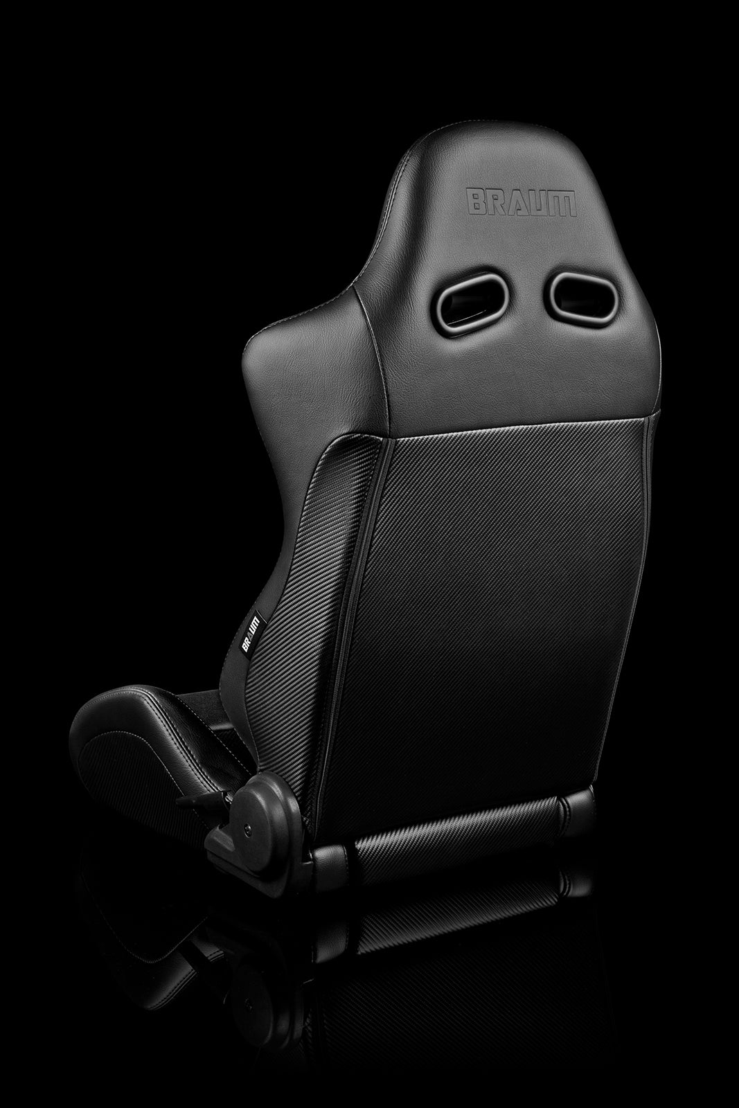 BRAUM ADVAN SERIES RACING SEATS (BLACK LEATHERETTE) – PAIR (BRR2-BKBK)