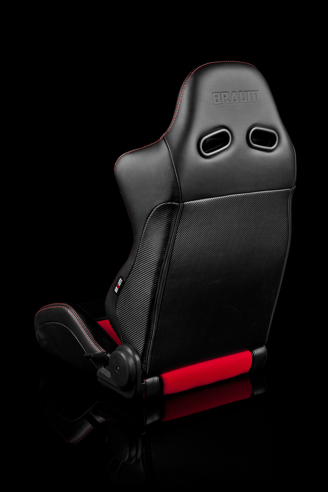 BRAUM ADVAN SERIES RACING SEATS (BLACK & RED) – PAIR (BRR2-BKRD)