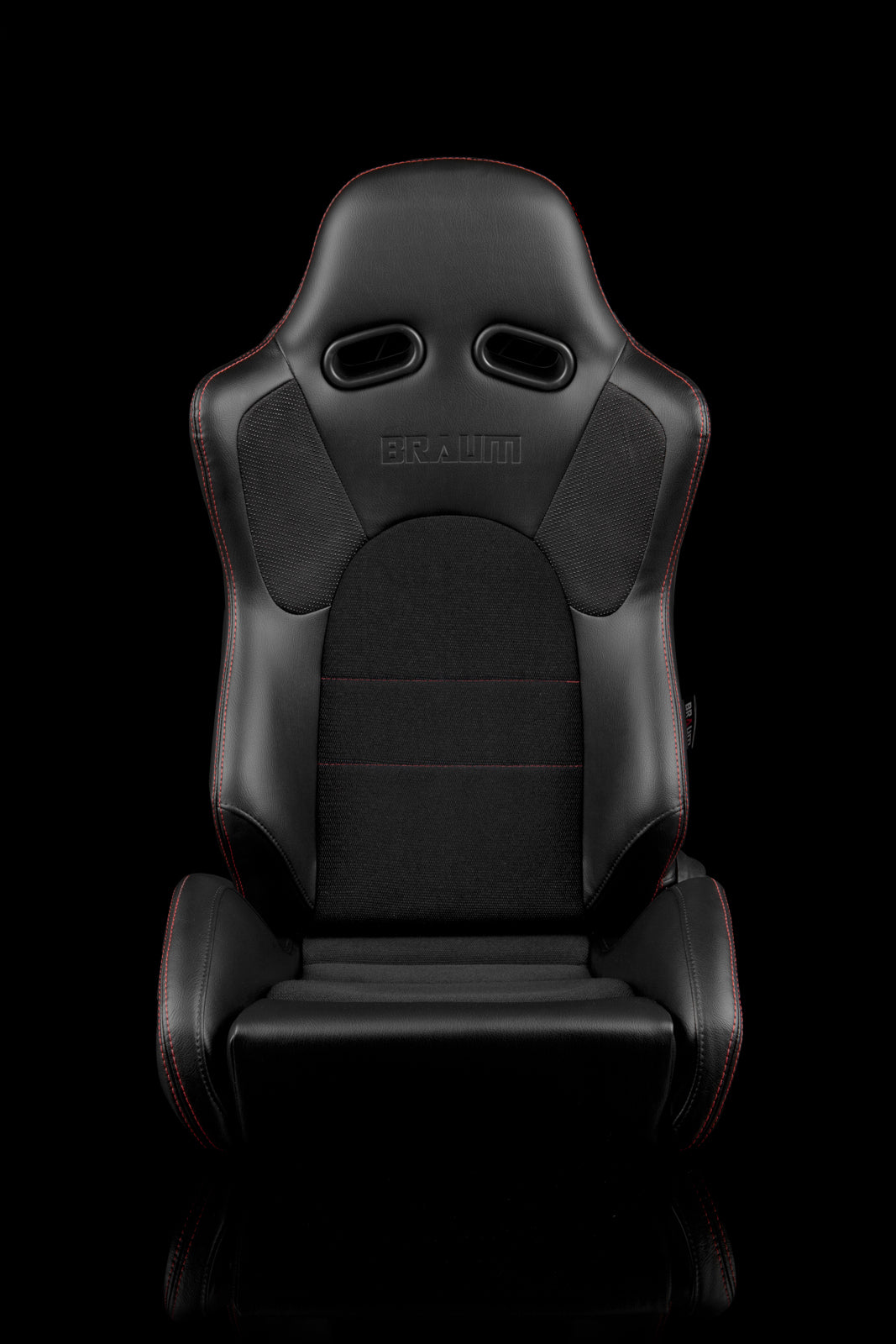 BRAUM ADVAN SERIES RACING SEATS (RED STITCHING) – PAIR (BRR2-BKRS)