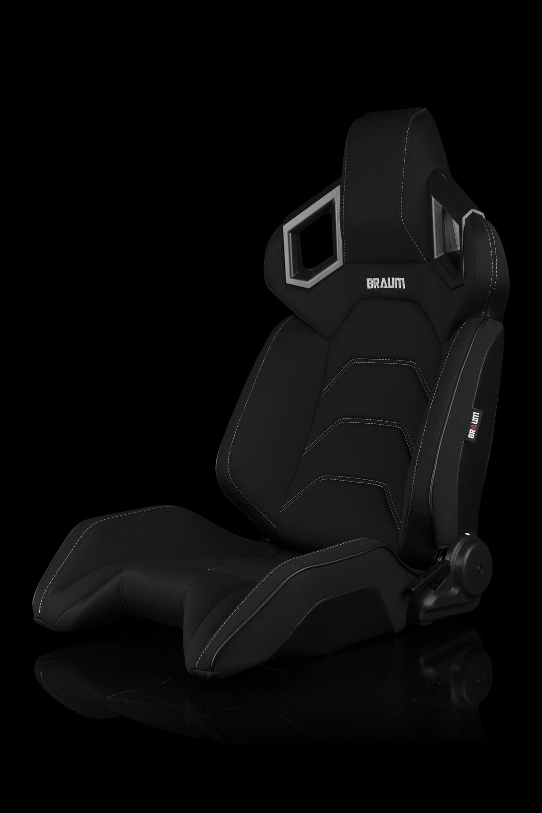 BRAUM ALPHA-X SERIES RACING SEATS (BLACK CLOTH) – PAIR (BRR5-BFGS)
