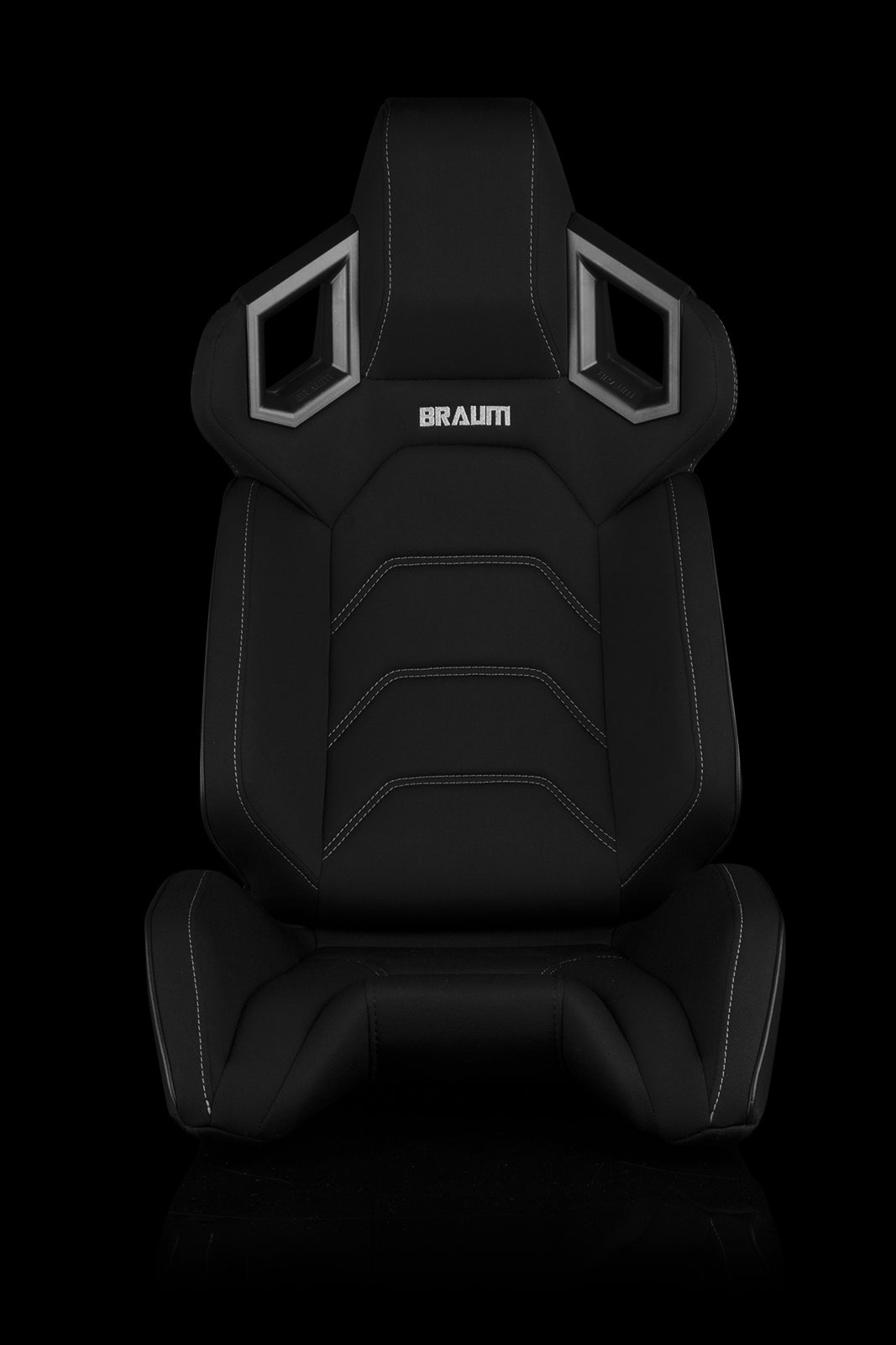BRAUM ALPHA-X SERIES RACING SEATS (BLACK CLOTH) – PAIR (BRR5-BFGS)