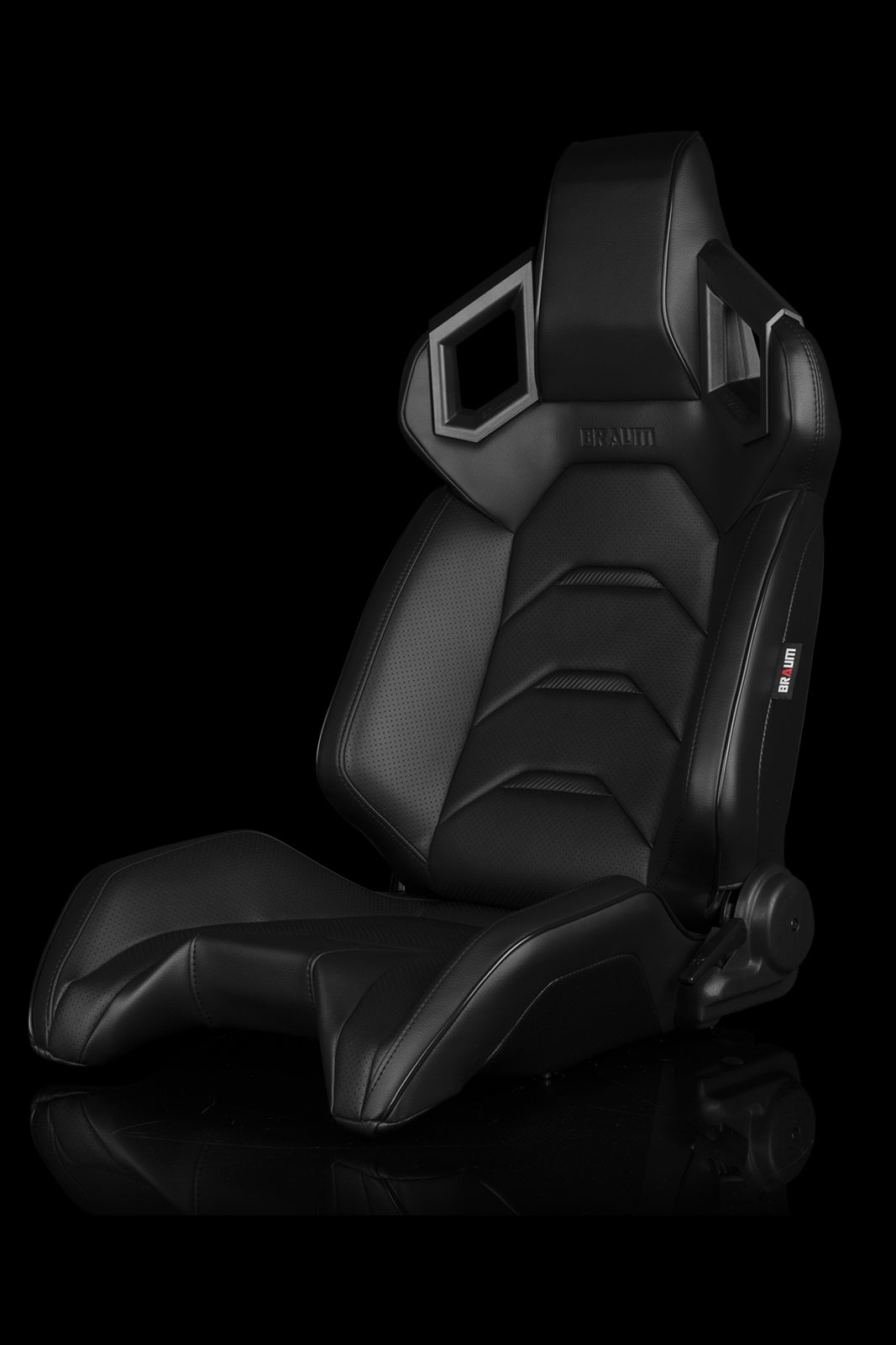 BRAUM ALPHA-X SERIES RACING SEATS (BLACK) – PAIR (BRR5-BKBK)