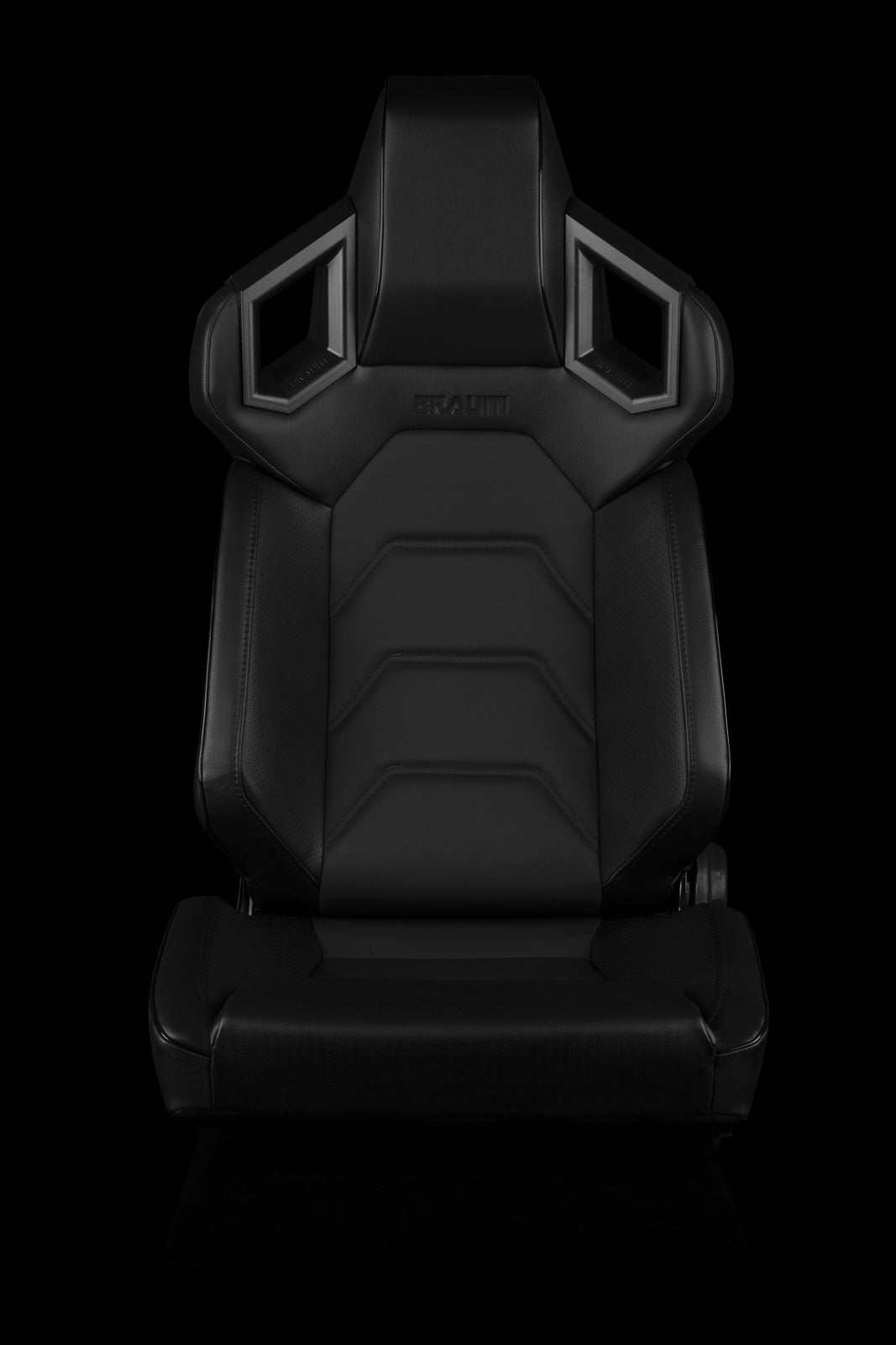 BRAUM ALPHA-X SERIES RACING SEATS (BLACK STITCHING | LOW BASE VERSION) – PAIR (BRR5-BKBS)