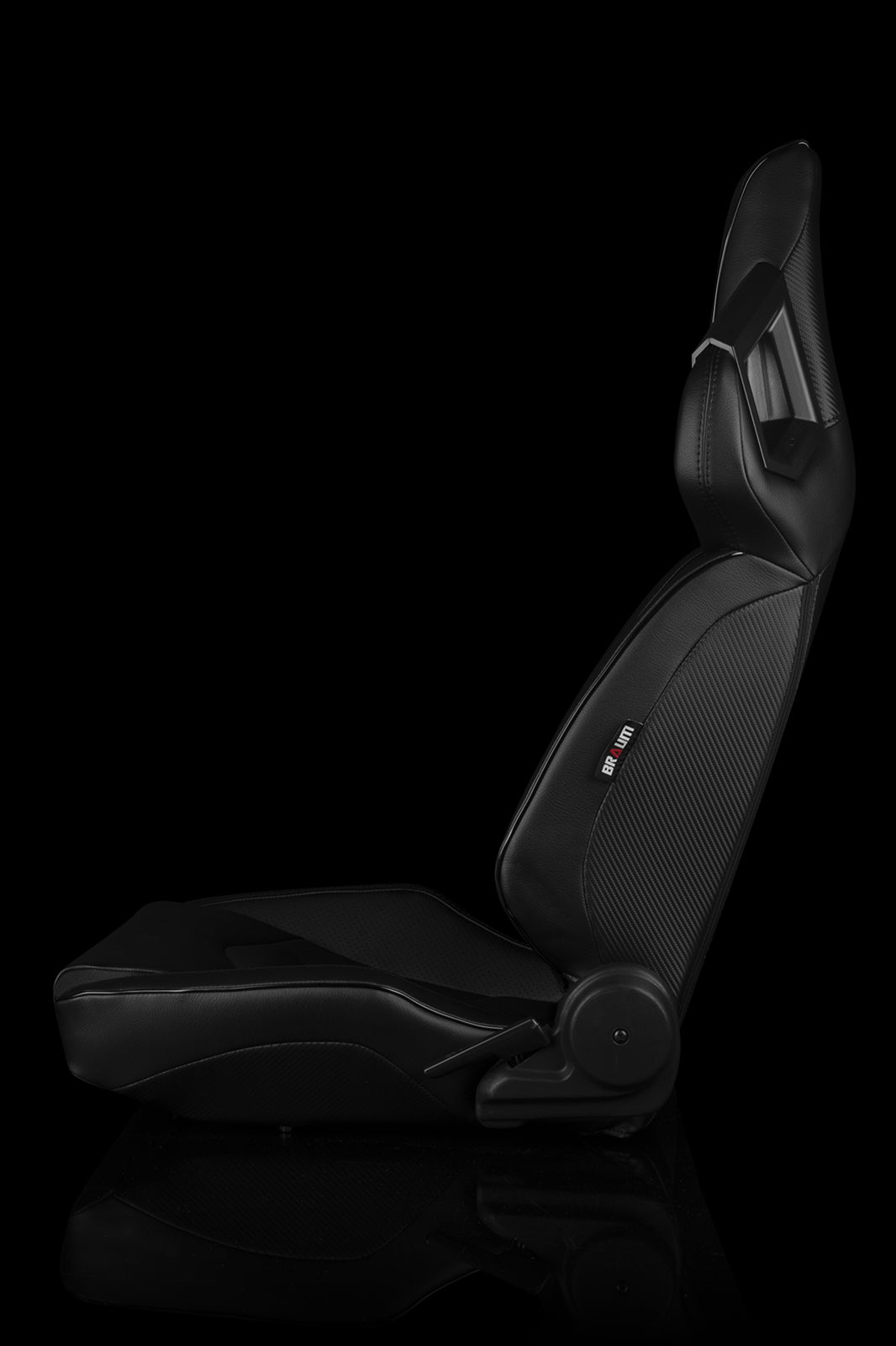 BRAUM ALPHA-X SERIES RACING SEATS (BLACK STITCHING | LOW BASE VERSION) – PAIR (BRR5-BKBS)
