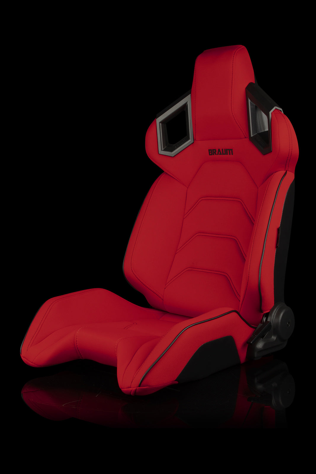 BRAUM ALPHA-X SERIES RACING SEATS (RED CLOTH) – PAIR (BRR5-RFBS)