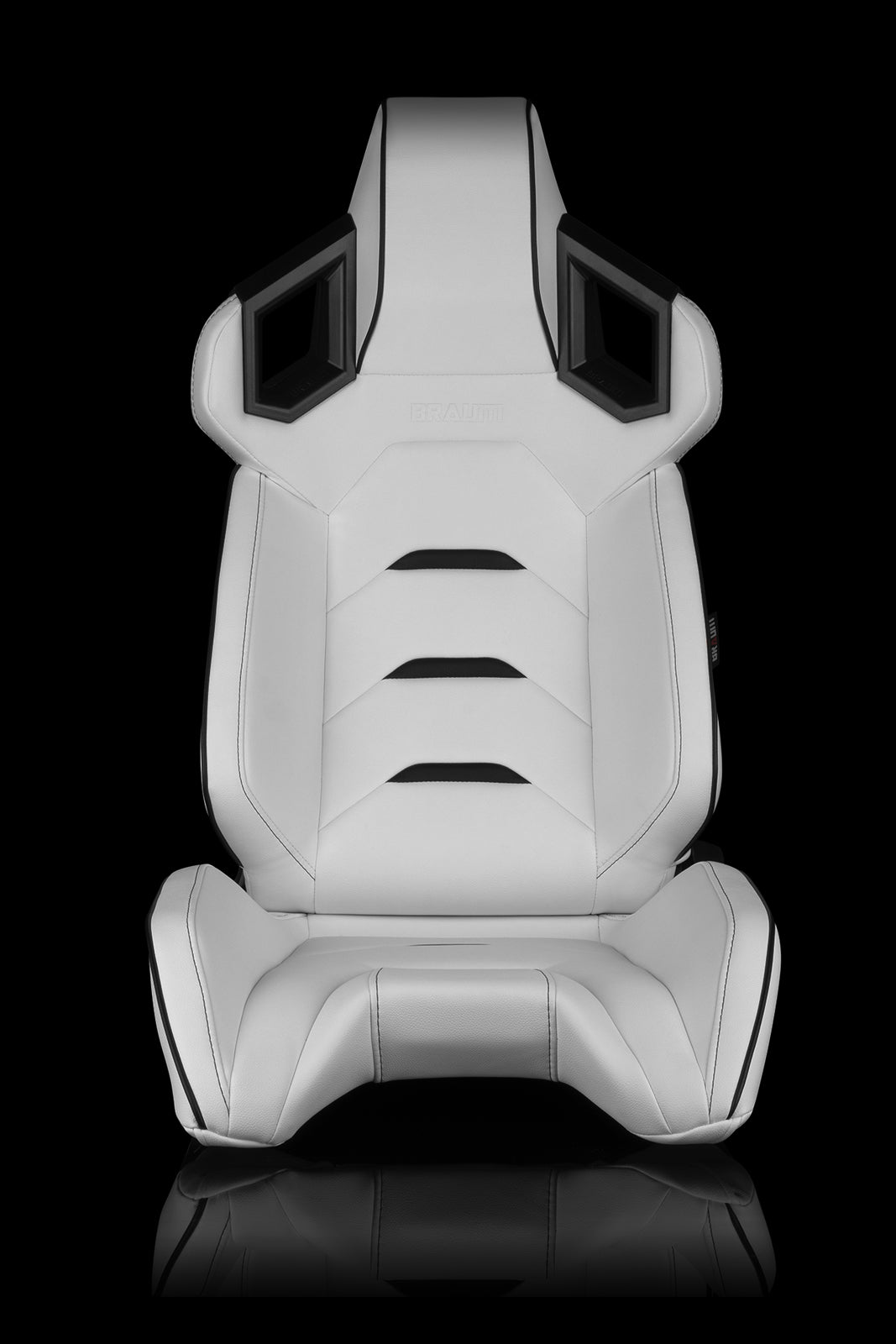 BRAUM ALPHA-X SERIES RACING SEATS (WHITE & BLACK) – PAIR (BRR5-WHBK)