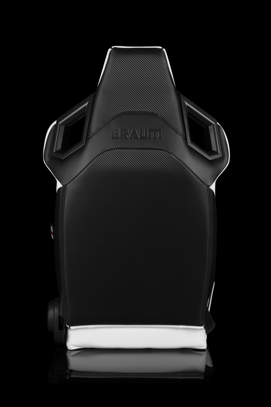 BRAUM ALPHA-X SERIES RACING SEATS (WHITE & BLACK) – PAIR (BRR5-WHBK)