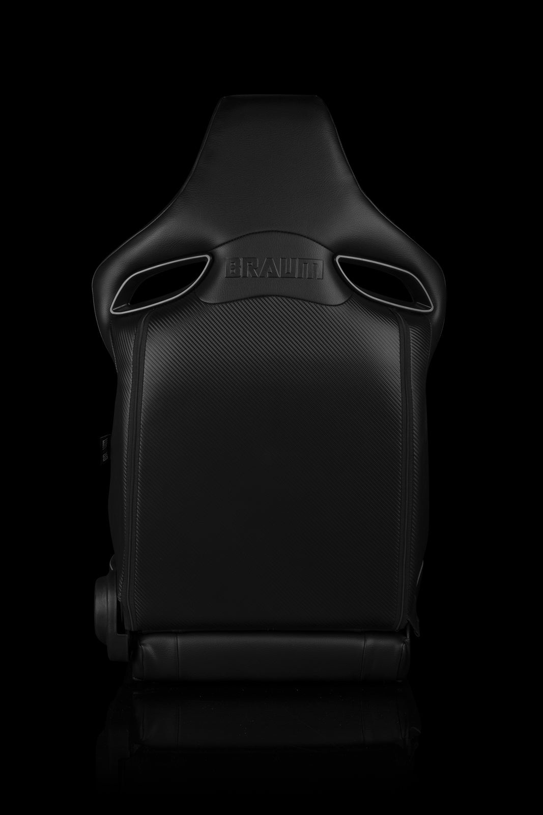 BRAUM ORUE SERIES RACING SEATS (BLACK LEATHERETTE) – PAIR (BRR6-BKBS)