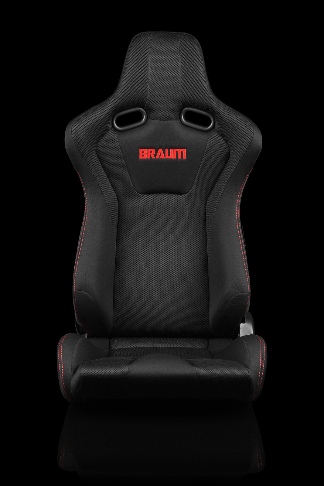 BRAUM VENOM SERIES RACING SEATS (RED STITCHING) – PAIR (BRR7-BKRS)