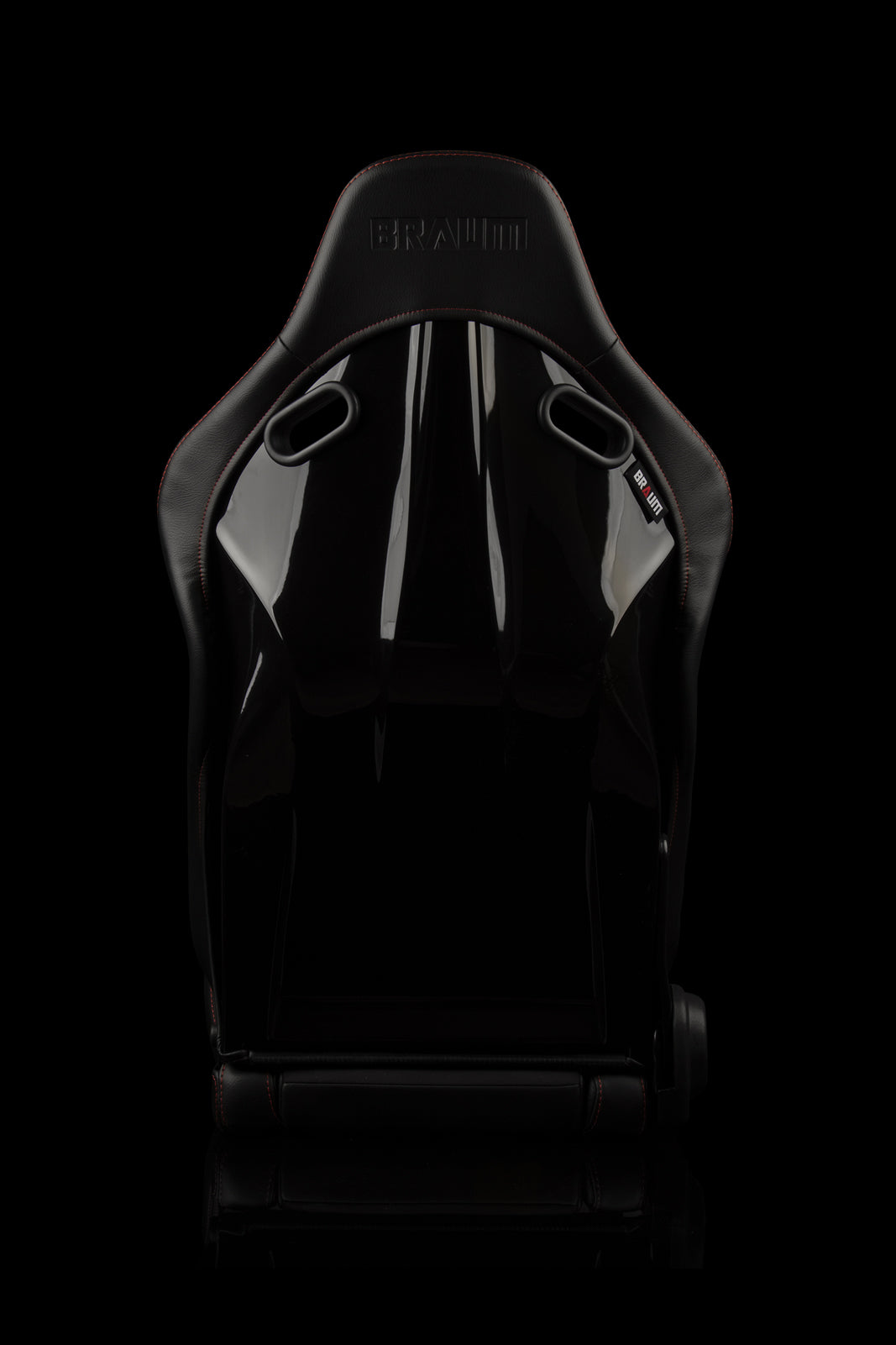 BRAUM FALCON-S SERIES RECLINABLE COMPOSITE SEATS (BLACK ALCANTARA | RED STITCHING) – PAIR (BRR9R-BKRS)