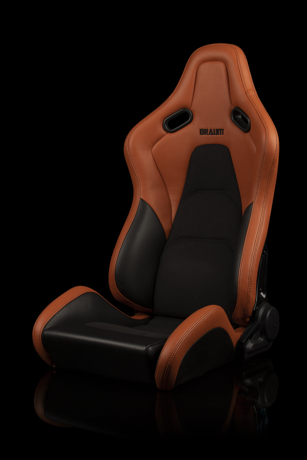 BRAUM FALCON-S SERIES RECLINABLE COMPOSITE SEATS (BRITISH TAN LEATHERETTE) – PAIR (BRR9R-BTBS)