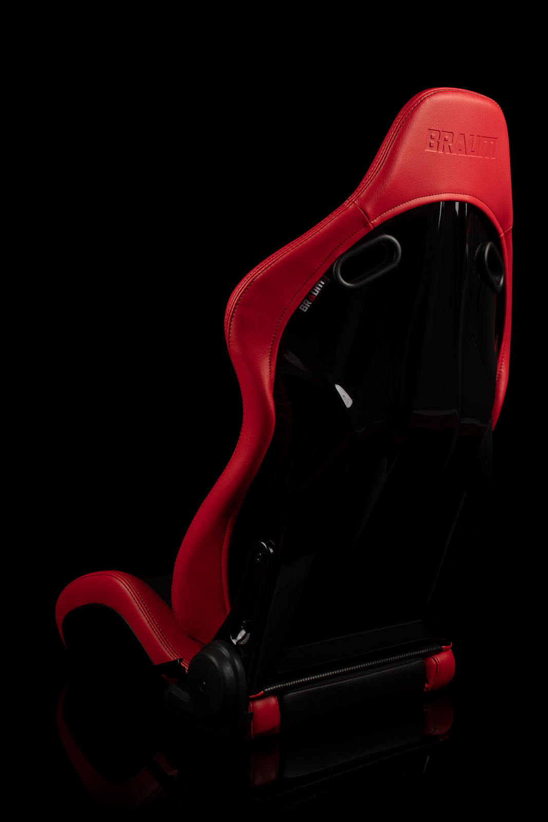 BRAUM FALCON-S SERIES RECLINABLE COMPOSITE SEATS (RED LEATHERETTE) – PAIR (BRR9R-RDBS)