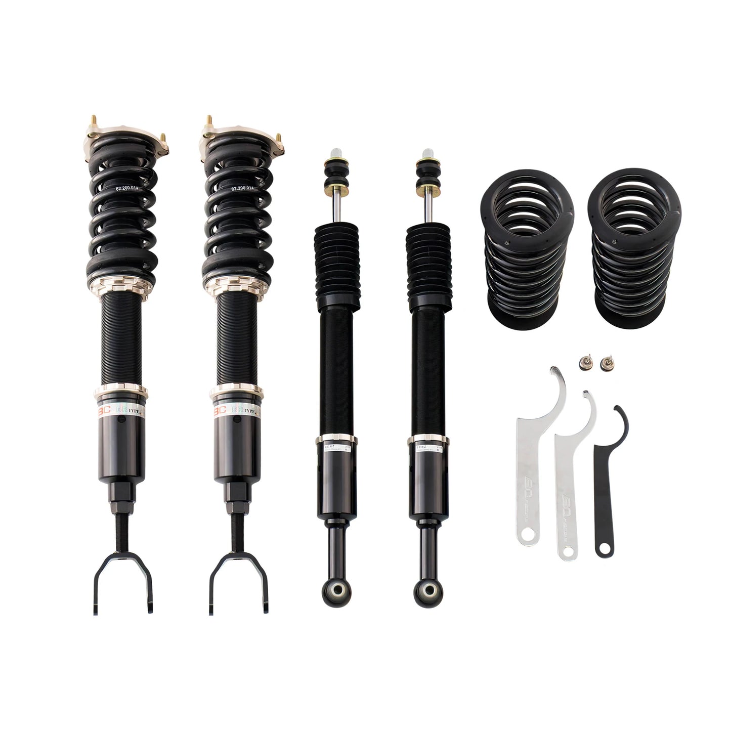 BC Racing BR Series Coilovers : 02-09 Mercedes-Benz E-Class Sedan (Airmatic**) J-10-BR