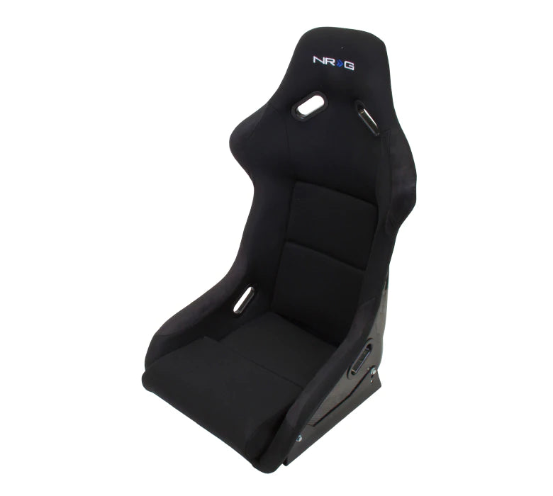 NRG Innovations Fiber Glass Bucket Seat with Carbon Fiber Large RSC-300