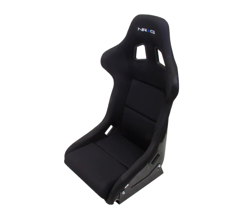 NRG Innovations Fiber Glass Bucket Seat with Carbon Fiber Medium RSC-310