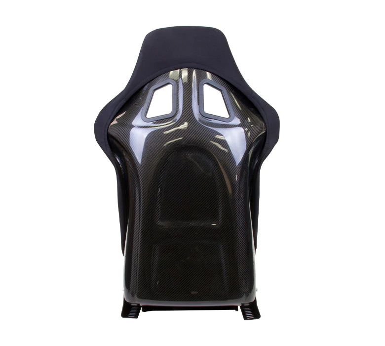 NRG Innovations Fiber Glass Bucket Seat with Carbon Fiber Medium RSC-310