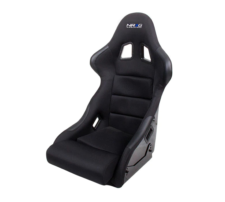 NRG Innovations Fiber Glass Bucket Seat with Carbon Fiber Medium RSC-311