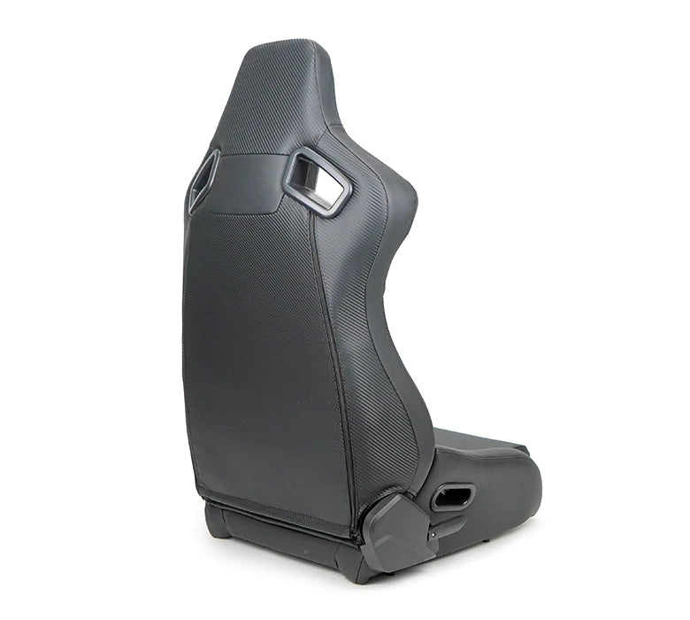 NRG Innovations Reclinable Racing Seat Omega in Vinyl