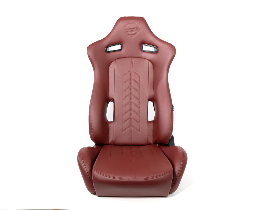 NRG Innovations Reclinable Racing Seat Arrow in Vinyl