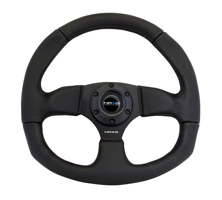 NRG Innovations FLAT BOTTOM STEERING WHEEL LEATHER