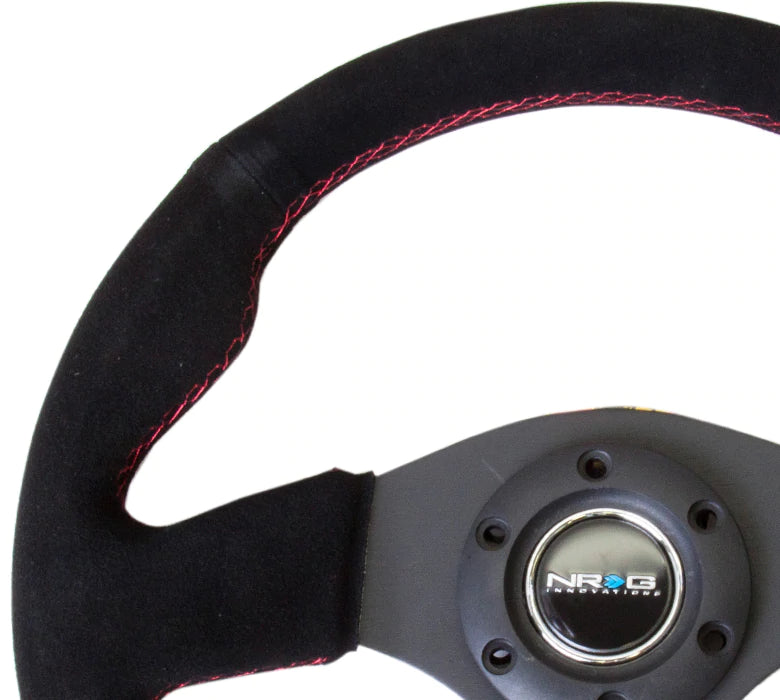 NRG Innovations RACING STEERING WHEEL SUEDE